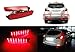 Produktbild 2 x rot Objektiv Stoßstange hinten Reflektor LED Schwanz Stop Bremslicht für Juke Murano FX30d FX37