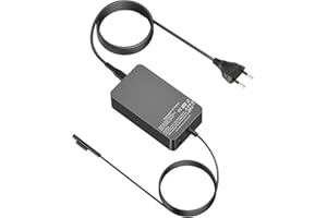 LILUMUJIANG Cargador Surface Pro 65W 15V 4A Adaptador para Microsoft Surface Pro 11/10/9/8/7/7+/6/5/ 4/3/X,Surface Laptop 5/4/3/2/1,Laptop 7/6/5/4/3/2,Surface Book 3/2/1， con Puerto USB (10.8Ft)