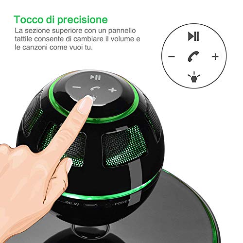 Cassa Bluetooth Galleggiante Gemini SOSP-600 300W Per Piscina – Impermeabile IP67, 24h Batteria, Luce LED, Connettibile 50 Casse