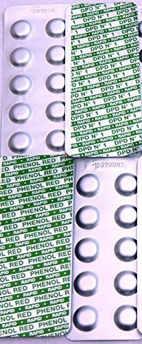 40 Pool Testtabletten von well2wellness® für die Chlor und pH-Wert Bestimmung - je 2 x 10 Stück