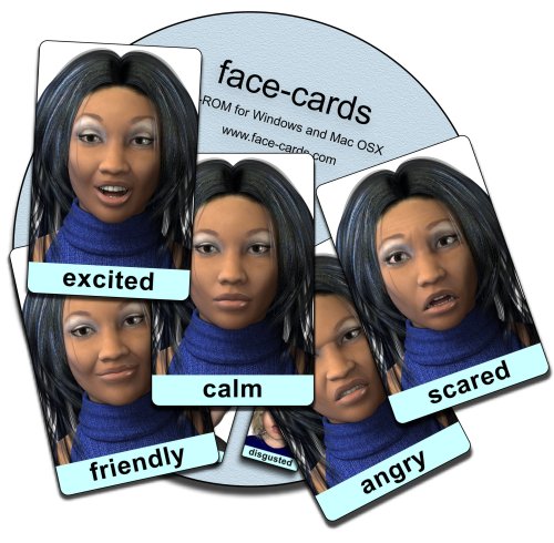 Face-cards H10A: Emotion Expression Flash Cards