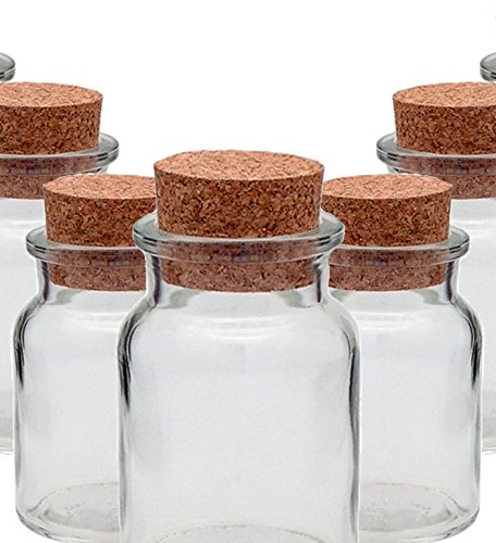 Gewürzgläser Set mit Press-korken | 10 teilig | Füllmenge 150 ml | Rund Hochwertiges Glas | Glasdose Glasgefäß ideal für Salz Pfeffer Sonnenblumenkerne kürbiskerne Kandis Bonbons - 2