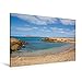 Produktbild Premium Textil-Leinwand 120 cm x 80 cm quer, Einsame Bucht auf den Kapverden | Wandbild, Bild auf Keilrahmen, Fertigbild auf echter Leinwand, Leinwanddruck (CALVENDO Natur)