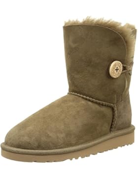 UGG Australia Kinder-Unisex Bailey Button Stiefel, Braun