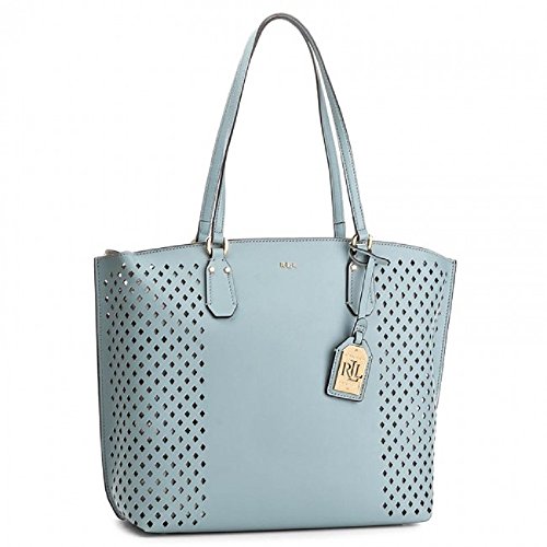 Preisvergleich Produktbild ralph lauren , Damen Henkeltasche blu tiffany
