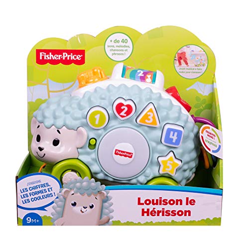 Fisher-Price Linkimals Louison le Hérisson, jouet bébé interactif d'apprentissage, sons et lumières, version française, 9 mois et plus, GJB08 – Image 7