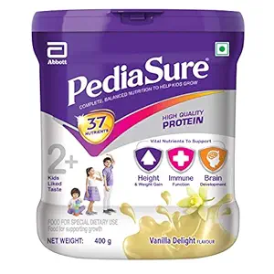 PediaSure Health & Nutrition Drink Powder For Kids Growth - 400g (Vanilla)