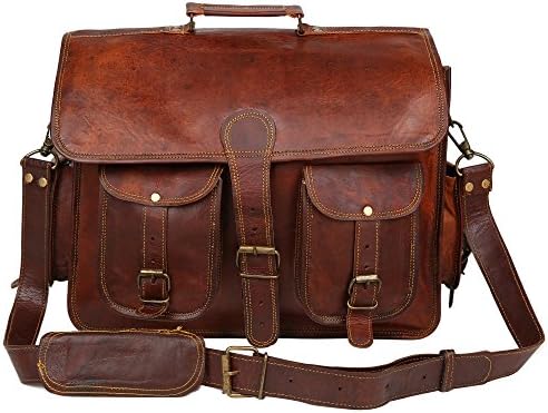Indicraft's Handcrafted Leather Camera Bag Dslr Messenger Shockproof Velvet Viscos Lining Leather sling camera bag for DSLR SLR, Lens, Instax Mini, IPAD Mini, Canon Nikon high quality Padding
