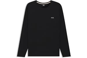 BOSS Hommes Mix&Match LS-Shirt R T-Shirt en Coton Stretch à Logo brodé