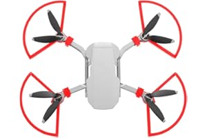 Hensych 4 protezioni per eliche a sgancio rapido, accessori per drone Mavic Mini/Mavic Mini 2 (rosso)