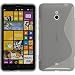 Produktbild PhoneNatic Case für Nokia Lumia 1320 Hülle Silikon grau S-Style + 2 Schutzfolien