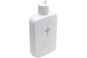 BYUTFA Holy Water Bottle 1/5pc Holy Water Bottle Cross Religion Container Organizers Praying Supplies for Home Church Christian Baptism Religious