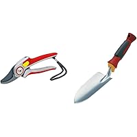 WOLF Garten - 2-schneidige Alu-Gartenschere »Alu-Professional« RR 5000; 7263000 & Blumenkelle LU-2K; 2915000