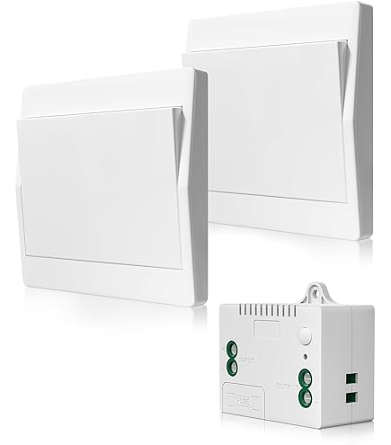 Interruttore Luce Senza Fili 230V Con Ricevitore - Portata 100m, Autogenerante, Per Scale, Corridoi E Esterni - Foto 10