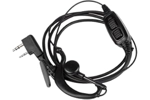Mengshen Headset Dual PTT Earpiece Earphone Compatible for UV-82 Series Two Way Radio UV-82 UV-82HP, UV-82X, UV-82C, UV-82,UV-82L, EJ03