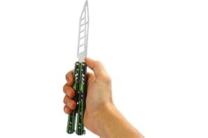 ANDUX Ran's L Flip Training Tool CSGO titanio leggero con fori e chiusura a molla CS/HDD40 verde