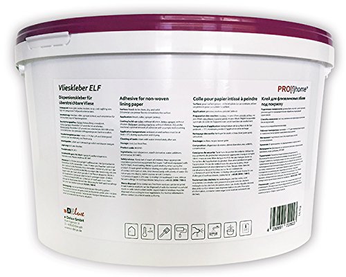 Vlieskleber Profhome Fertig-Kleber für Malervlies Renoviervlies Anstrichvlies Vlies Gewebe-Tapeten ELF 16 kg max 105 qm - 4