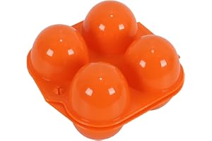Gutol 2 stycken ägglådor resor ägglåda 4 fack ägglåda för camping kylskåp picknick utomhusresor