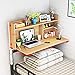 Produktbild WENJ-DESK Klappbarer Computertisch, Kann Angehoben und Gesenkt Werden, mit Einem Zahlenschloss, Geeignet Für Schlafsaal Etagenbetten/Zuhause / Büro,Lightwalnut(Upper),Nolock