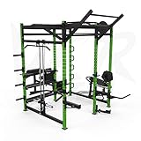 Our non-skid step up platform is perfect for plyometric workouts and mounts easily on our double laser notched uprights. Adjustment is simple with spring loaded pin.