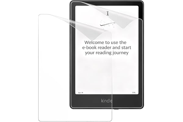 CEJAS 2 Pièces Protecteurs d'Écran Compatible avec Kindle Paperwhite 7 Pouces 12ᵉ Génération 2024 Film PET Antireflet à Couverture Intégrale