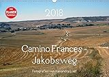 Camino Frances - JakobswegAT-Version (Wandkalender 2018 DIN A3 quer): Unterwegs am Jakobsweg von St. Jean-Pied-de-Port nach Santiago de Compostela ... [Kalender] [Apr 01, 2017] Luef, Alexandra by 