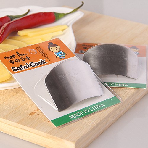 Edelstahl Fingerschutz Küche Handschutz 6.5×4.5x2cm - 6