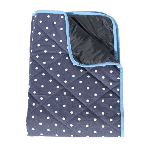 Babydecke Outdoor - Dunkelblau (gepolstert)
