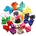 Cellot Boutique Huge Hair Bows 12 Pcs 8 Inches High Quality Handmade Colorful Grosgrain Ribbons | Durable Metal Alligator Clip | No Fraying No Slipping Barrettes For Girls, Women, Babies, Newborns & Toddlers