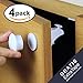 Produktbild 4er MagicLock magnetische Schranksicherung Baby - unsichtbare Kindersicherung einfach zu installieren ohne Bohren zum Kleben und rückstandslosem Entfernen, Schutz für Kinder