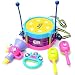 Education Toy,Fortan 5pcs Kids Baby Roll Drum Musical Instruments Band Kit Children Toy