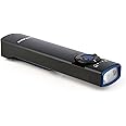 OLIGHT Arkfeld Dual Light Source Rechargeable EDC Torch, Combination of Green Beam and White LED, IPX7 and 1 m Drop Test, Suitable for Outdoor, Work and Emergency (Black Cold White)