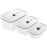 Zwilling Fresh & Save Vakumlu Saklama Kabı Seti S/M/L Yarı Şeffaf-Akdeniz Mavisi