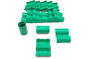 D-Work 15 Manchons de Raccordement pour Gaine Electrique et Tube D. 25 mm x L. 50 mm (Vert) - 100% Français - Idéaux pour Connexions Stables et Durables des Gaines et Tubes