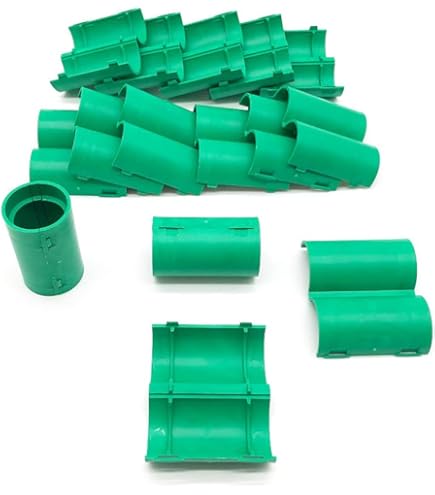 Raccordo Per Tubi Corrugati M40, Manicotto Nero, 4 Metà (fino A 2 Collegamenti), Resistente Agli Urti, Antistatico, Senza Alogeni, Resistente A Temperature Da -20 °C A 80 °C - Foto 3