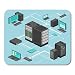 Produktbild Mouse Pads Arrow File Data Network Management Isometric Map with Networking Servers Computers and Device Cloud Flat Mouse Pad 7.08 (Lx 8.66 (W) inch for Notebooks,Desktop Computers Office Supplies