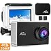 Price comparison product image BFULL 4K Action Camera WiFi 20MP - Waterproof Sports Camera Ultra HD 30M Underwater Camcorder with 2.45" Touchscreen EIS Anti-shake 170° Sony Sensor, 2 Batteries,Carrying Bag,Mounting Accessories