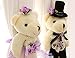 Happy Cherry Bear Curtain Tieback Decor Holder Buckle Holdback Belt Hooks Clip Clasps Toy Accessories - Purple