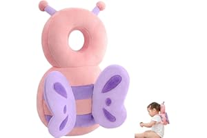 CUEMOON Poggiatesta anti caduta del bambino, cuscino di protezione della camminata del bambino, cuscino del bambino dello zaino, testa anti-collisione del bambino, cappello anti caduta della camminata