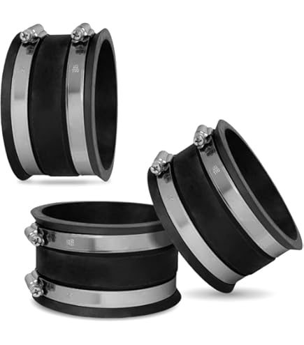 4" Dust Control Flex Hose Cuff Connector Ports 70149 Fit For 4 Inches Woodworking Dust Collection Hose, With 2 Stainless Steel Hose Clamps, Vacuum & Dust Collector Accessories - Canada - View #8