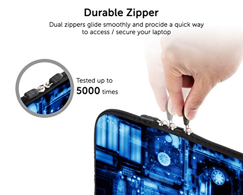 SIDORENKO Tablet PC Tasche f  r 10 - 10 1 Zoll   Universal Tablet Schutzh  lle   H  lle Sleeve Case Etui aus Neopren  Blau