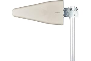 Nedis - LTE Antenne - 3G/4G/5G - Innen- und Aussenbereich - Max.10-11dB Verstärkung - 698-5000 MHz - GSM-Signalen - Wasserfest - Seillänge: 4.00 m - Aluminium/PVC - Weiss