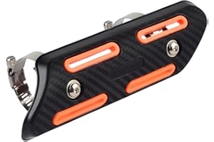 HEIGOAL Auspuff-Hitzeschutz, Verbrühungsschutz, für KTM EXC SXF EXCF SMR SX XC XCF EXCW XCFW 250-530 (orange)