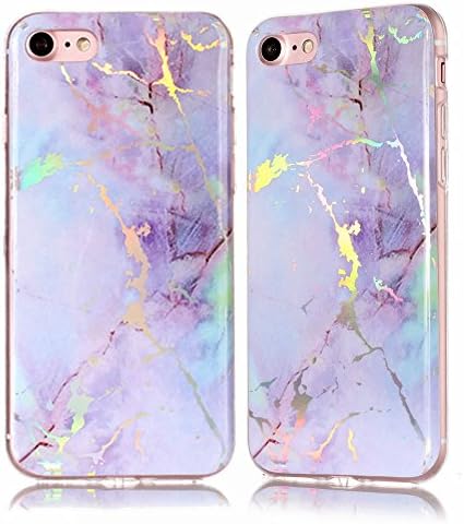 Case for iphone 7/8(4.7"), XINYIYI Colorful Marble texture TPU , Soft Anti-slip Back Phone Cover Lightweight Ultra thin shockproof soft shell durable scratch resistant TPU phone case