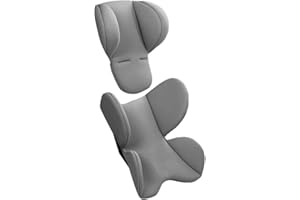 Zasdvn Coussin de Poussette pour bébé, Coussin de siège d'auto pour bébé - Coussinets Doux pour Poussette - Coussin d'insertion de siège de Cou de tête, Appui-tête de Soutien de Corps, pour sièges