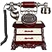 Produktbild AUED Retro-Telefon Vintage-Telefon Classic Desk Phone Mode Kreative Pastoralen Taste Festnetz-Telefon Retro-Telefon Home Office Hotel