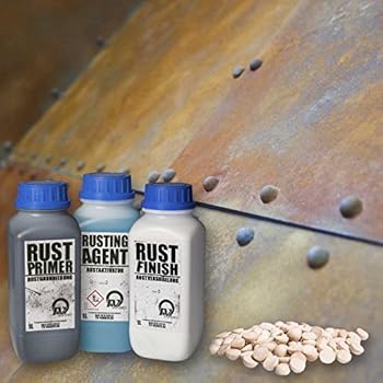 Rost Effekt Farbe - Rost Optik Wand - Edel Rost selber machen