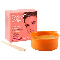 Smooth Appeal Microwave Formula Facial Hair Remover Wax ...