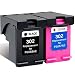 Produktbild Wolfgray 302XL Kompatible für Druckerpatronen HP 302 XL 302 (1 Schwarz, 1 Tri-Farbe) Ersatz für HP DeskJet 3630 3636 2130 1110 2135 2132 3633 Envy 4525 4520 4522 4527 4524 OfficeJet 3830 4655