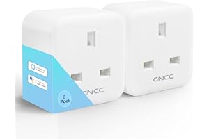 Smart Plug GNCC WiFi Plugs Works with Google Home Smart Socket Wireless Remote Control Timer Smart WiFi Outlet Without Energy Monitoring, 2.4Ghz Only, 13A 3120W, 2 Pack